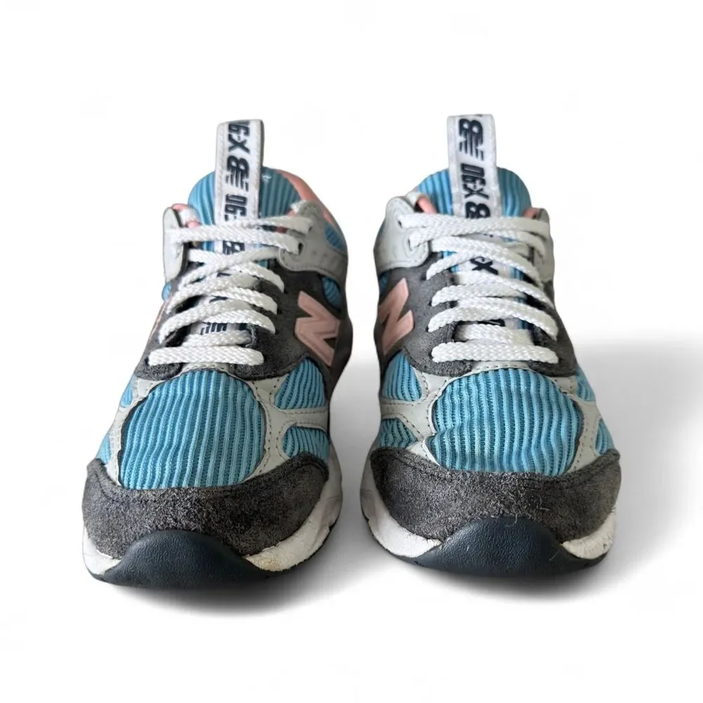 New Balance X-90 Reconstructed Summer Sky Sneakers Women's 7.5 Blue Pink
